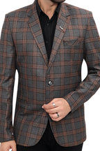 Cotton Blazer for Men - Multicolor | BLDU30007G