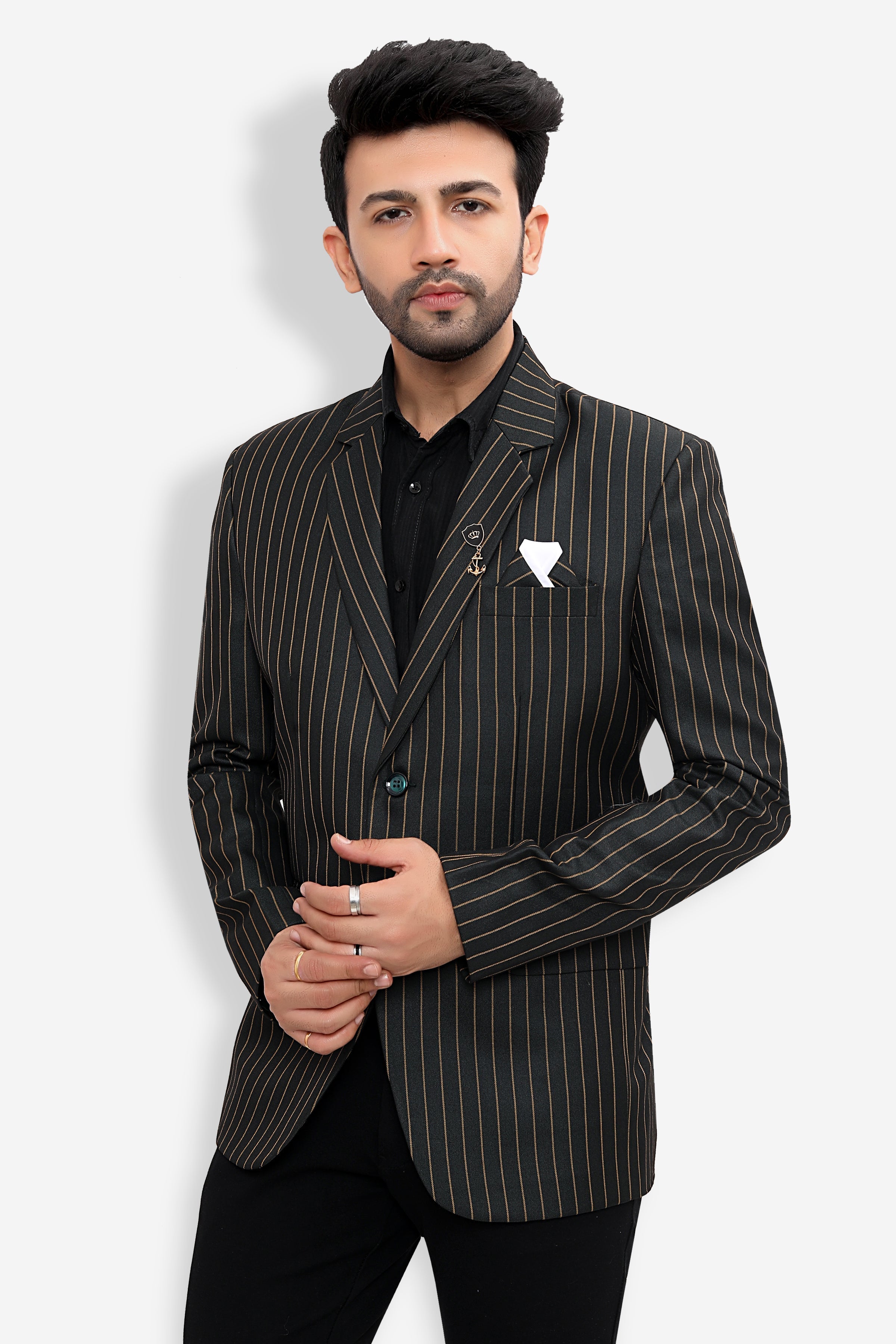 Cotton Blazer for Men - Multicolor | BLDU26001G