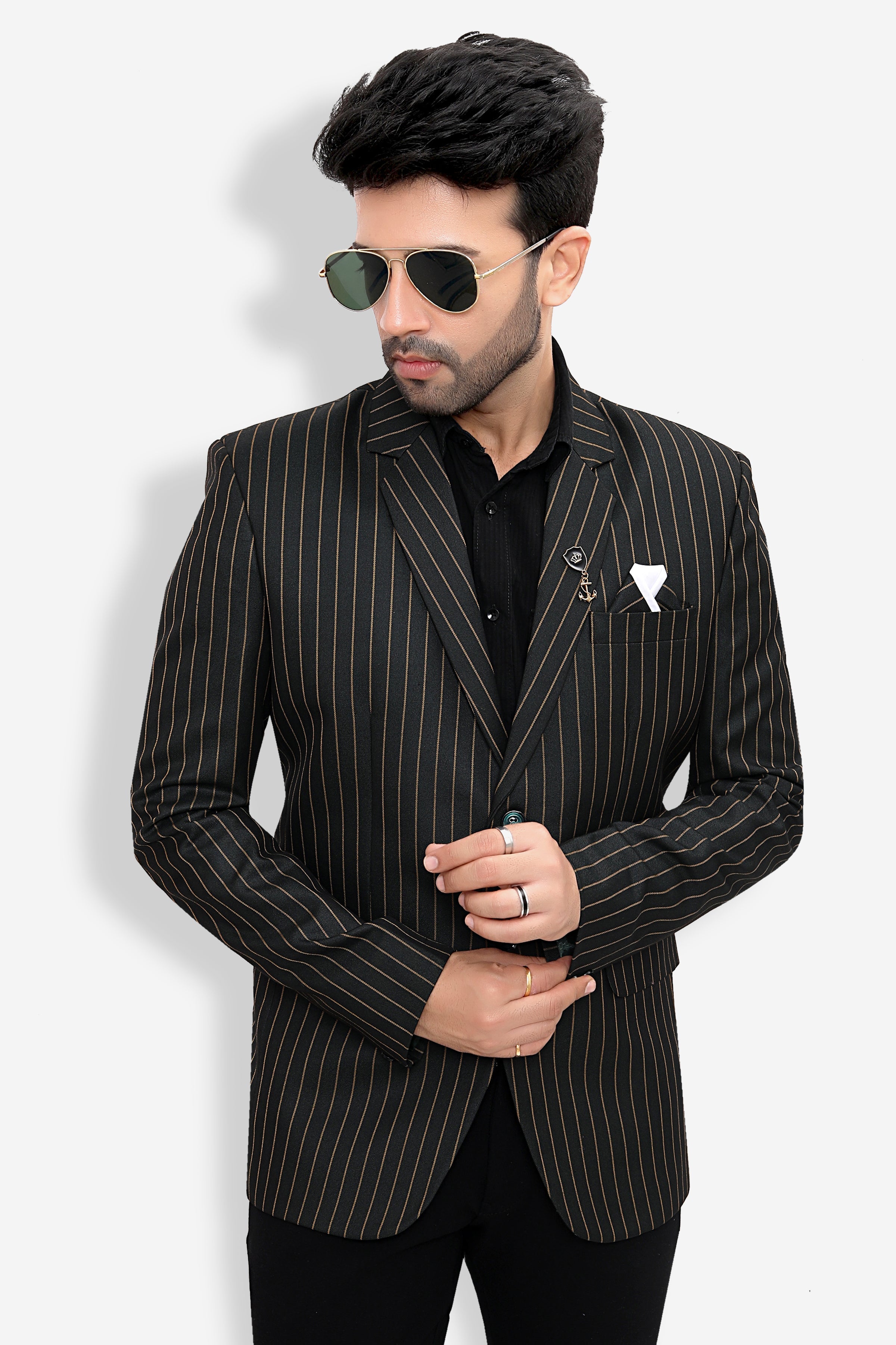 Cotton Blazer for Men - Multicolor | BLDU26001G