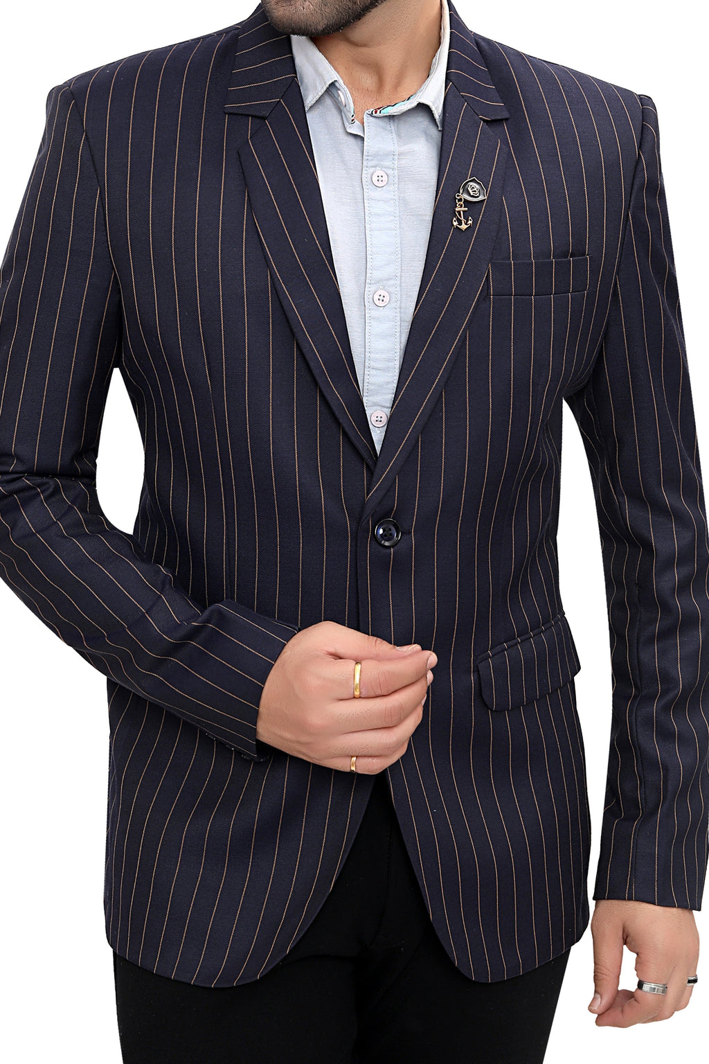 Cotton Blazer for Men - Multicolor | BLDU26003B