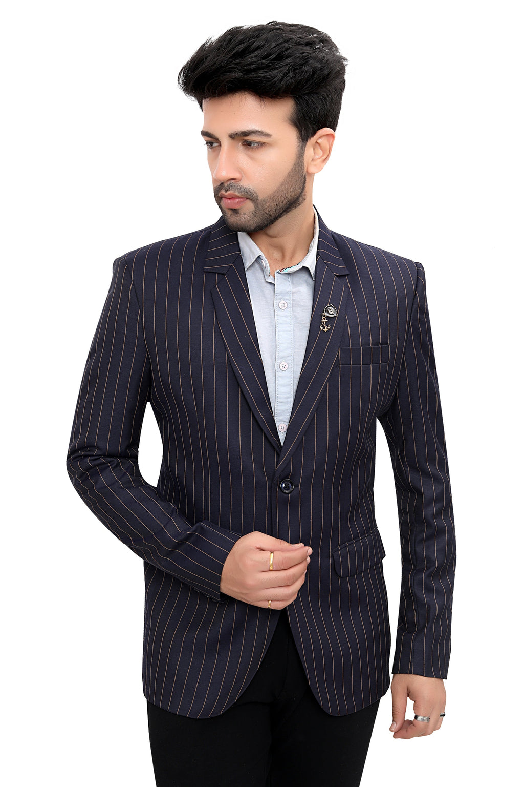 Cotton Blazer for Men - Multicolor | BLDU26003B