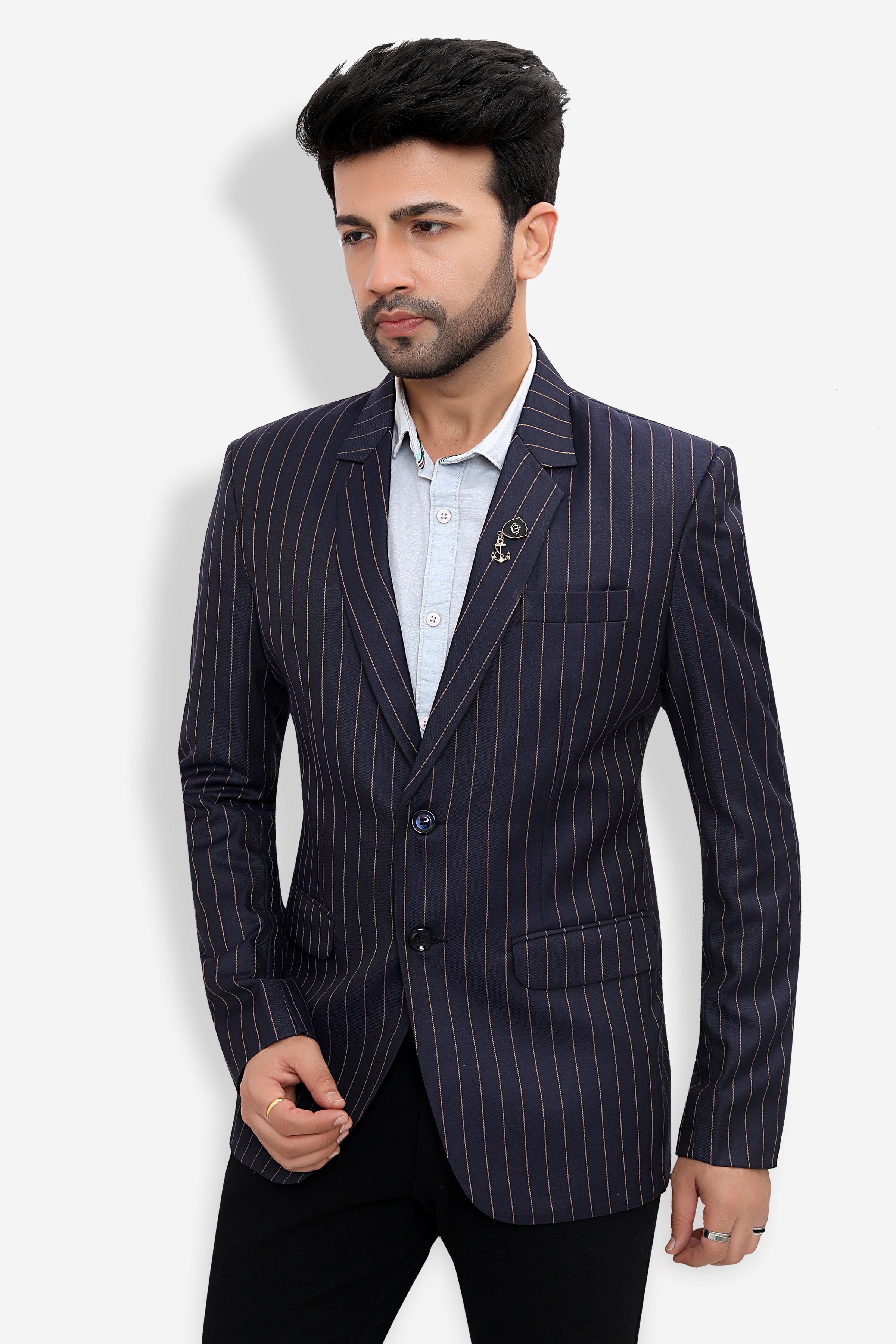Cotton Blazer for Men - Multicolor | BLDU26003B