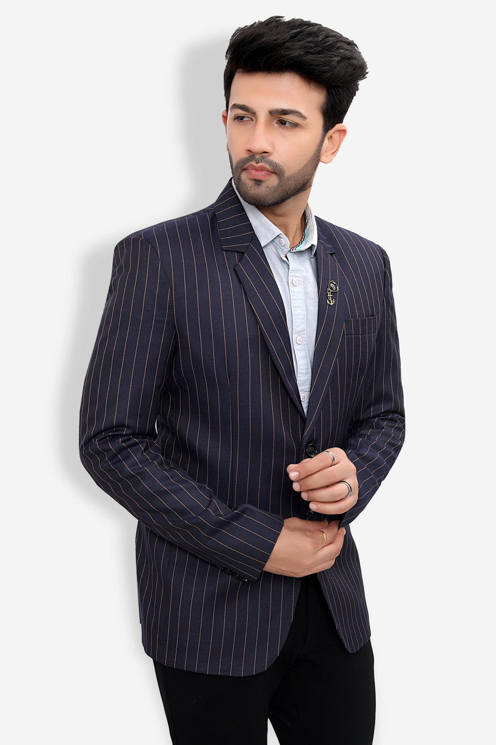 Cotton Blazer for Men - Multicolor | BLDU26003B