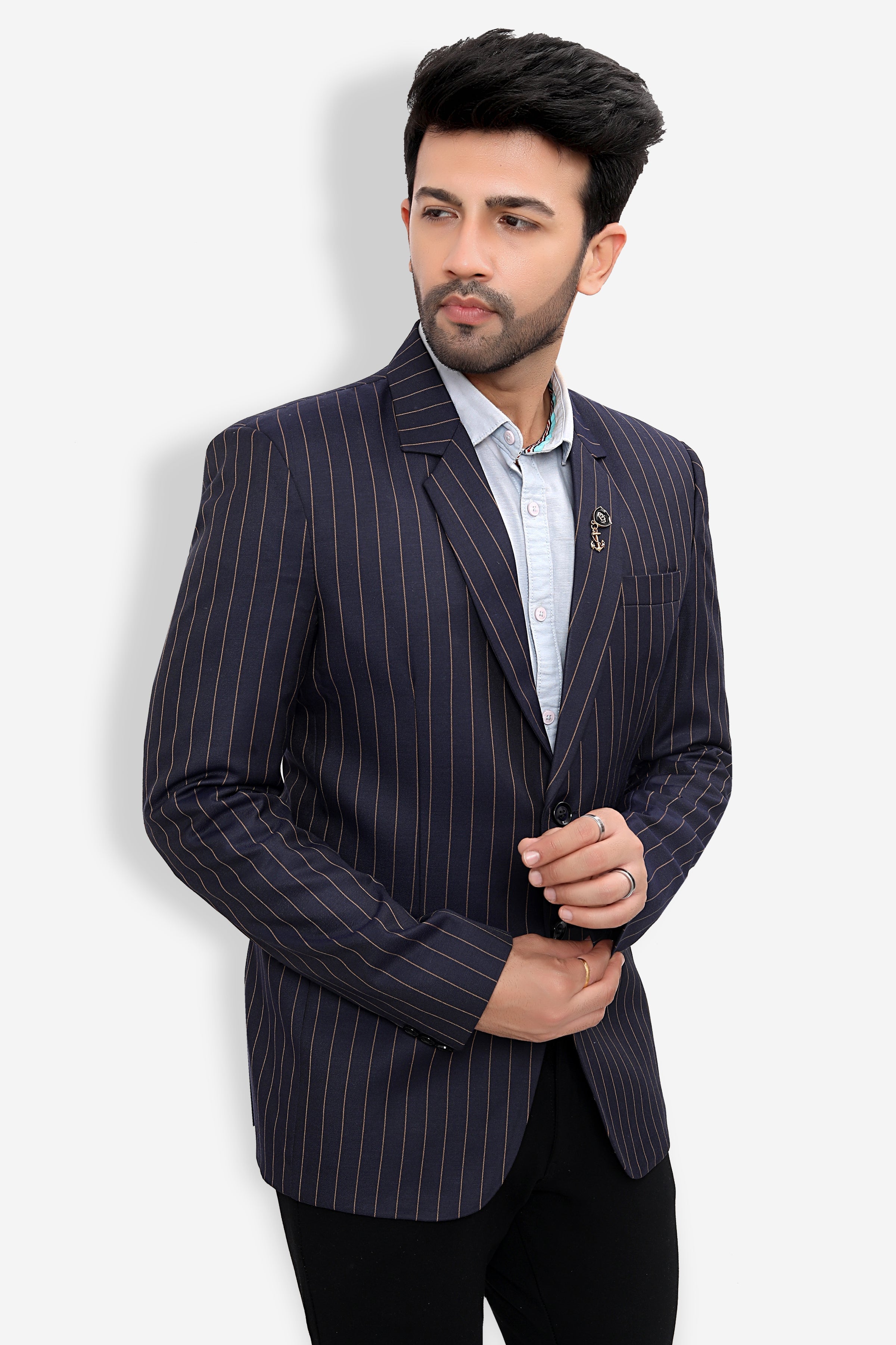 Cotton Blazer for Men - Multicolor | BLDU26003B