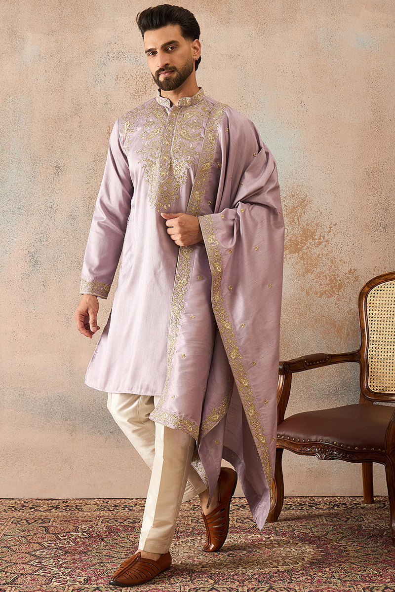 Silk Blend Kurta sets mkpd1047 | DesiQlo