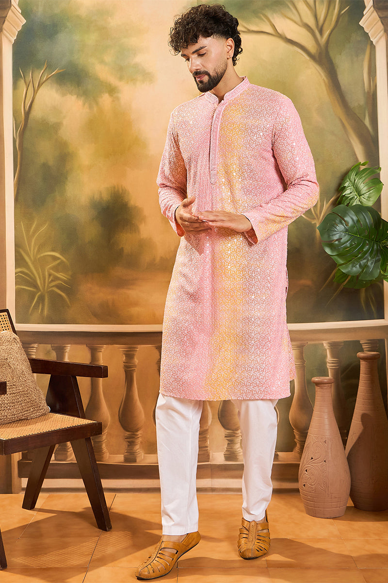 Multi Viscose Rayon Solid Embroidered Straight Kurta MKU1437