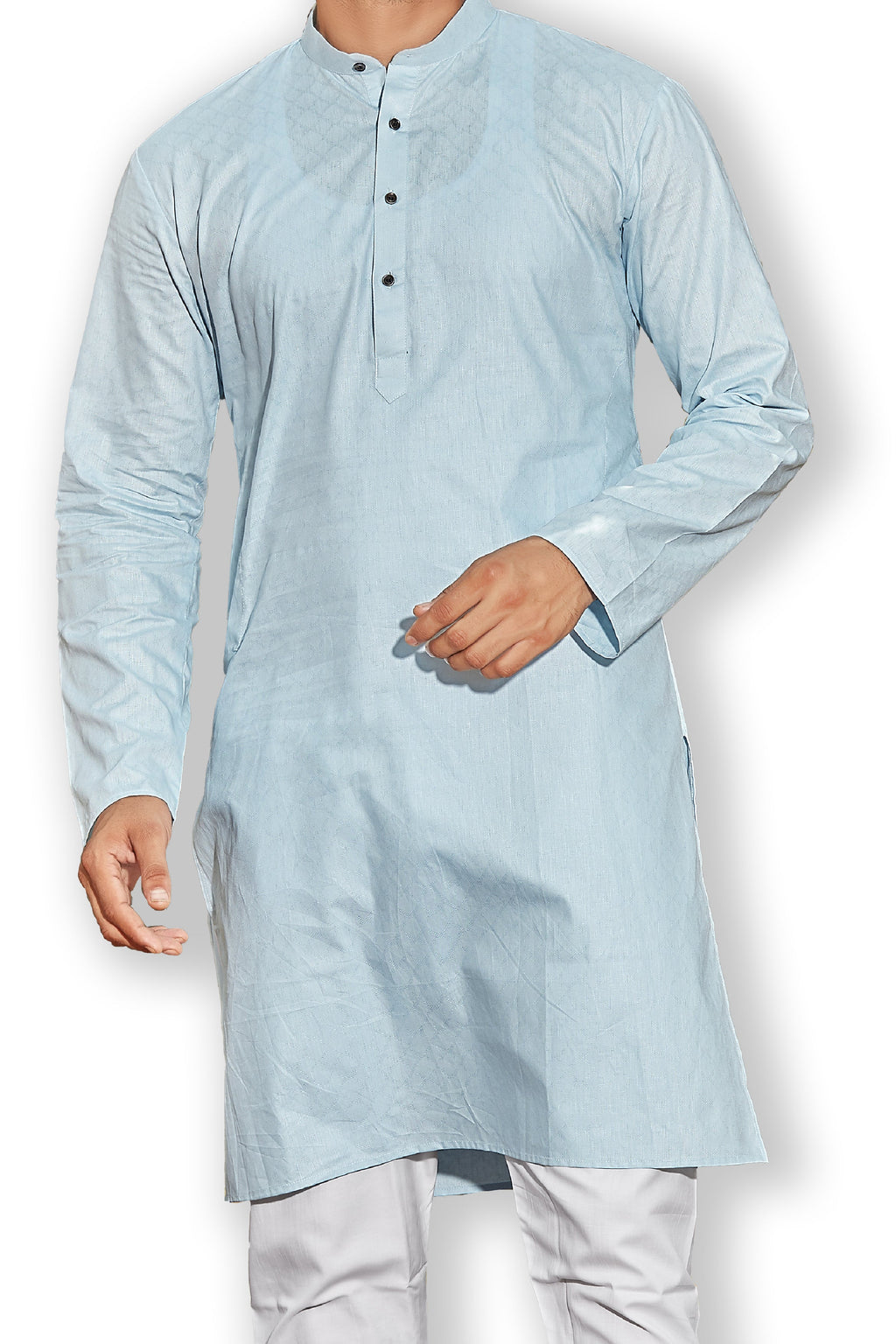 Cotton Kurta for Men - Blue | KPSSOJBLU3