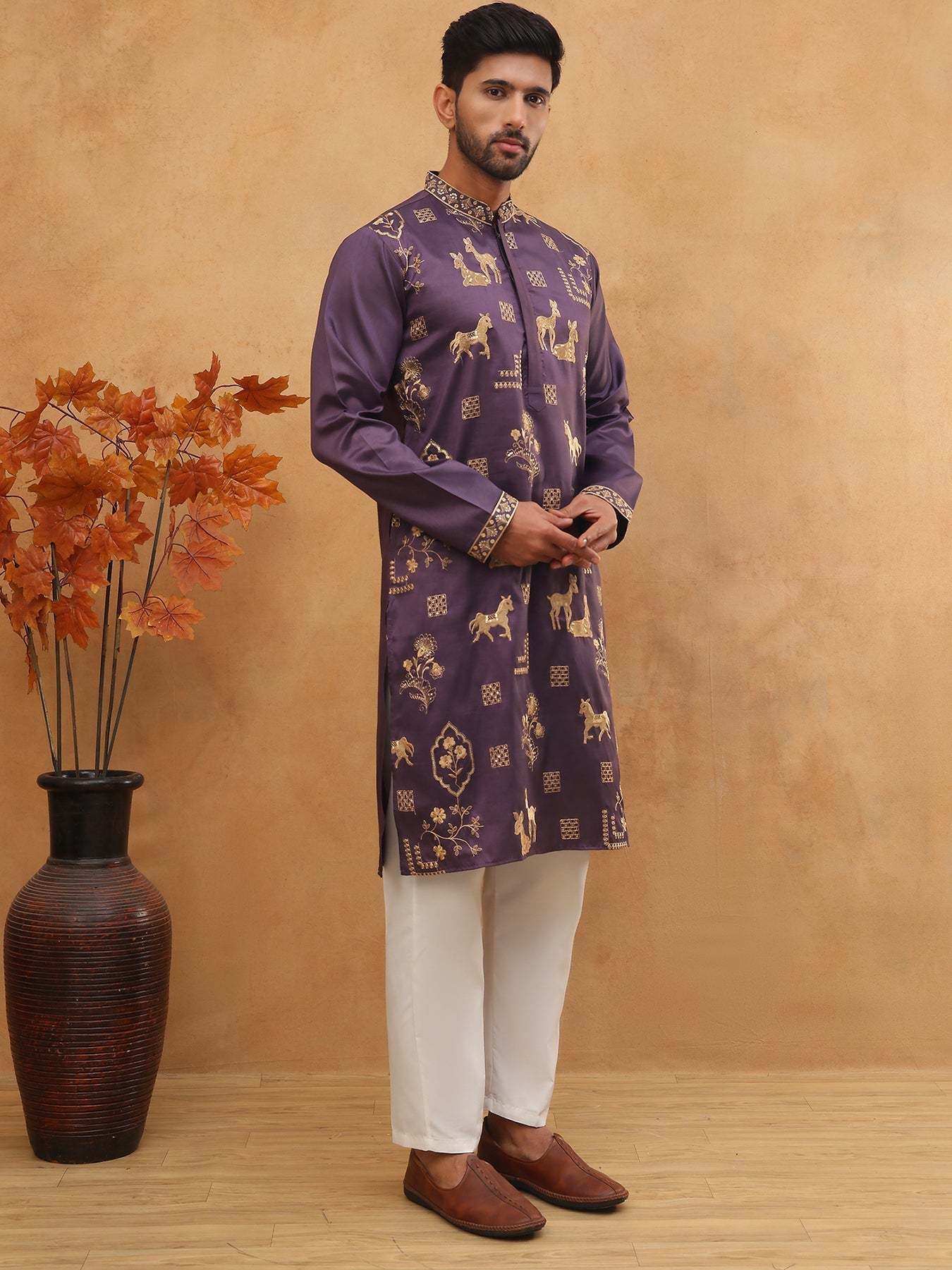  Indian Wear 12purple | DesiQlo