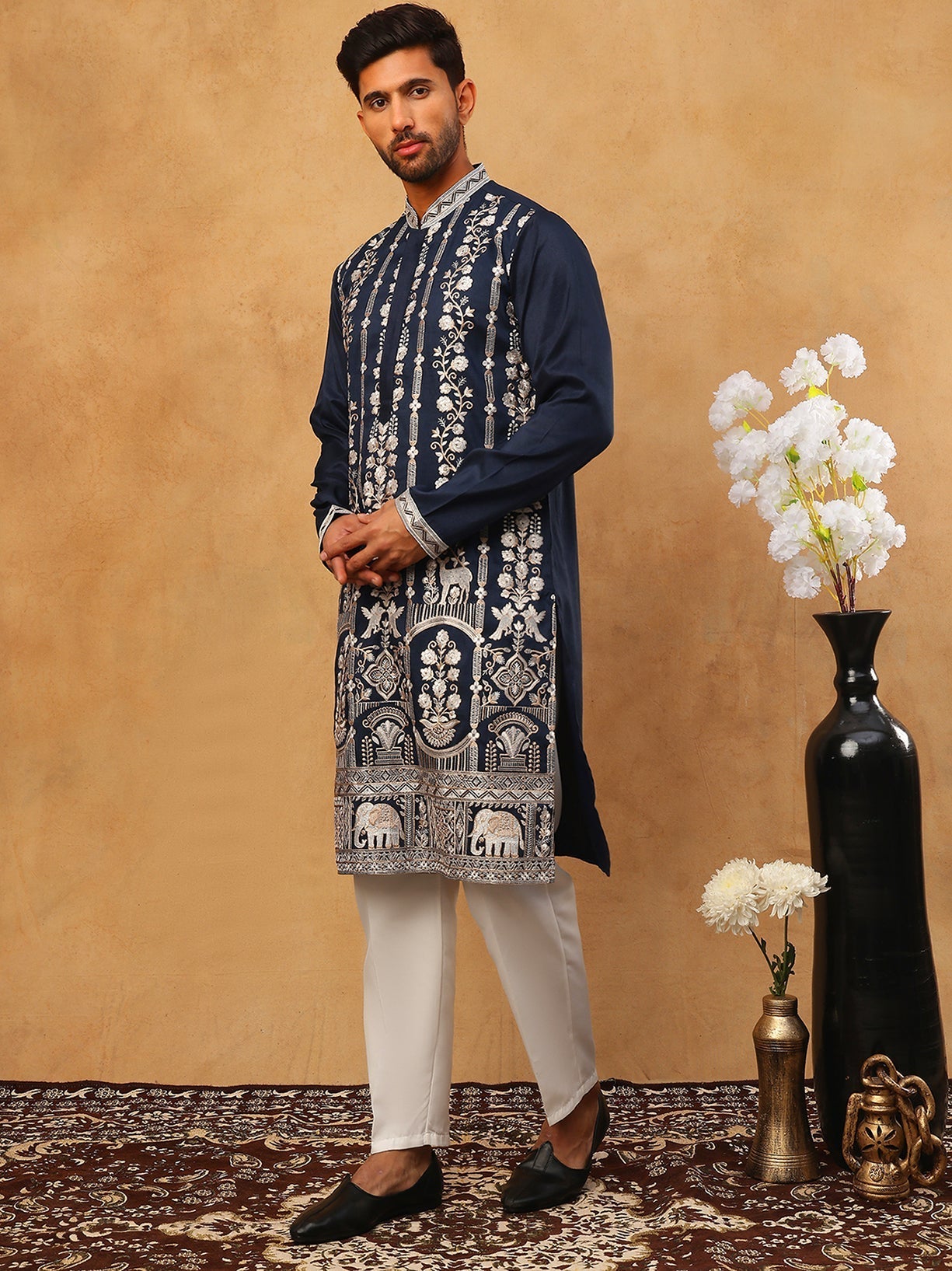 Navy Indian Wear 5415navy | DesiQlo