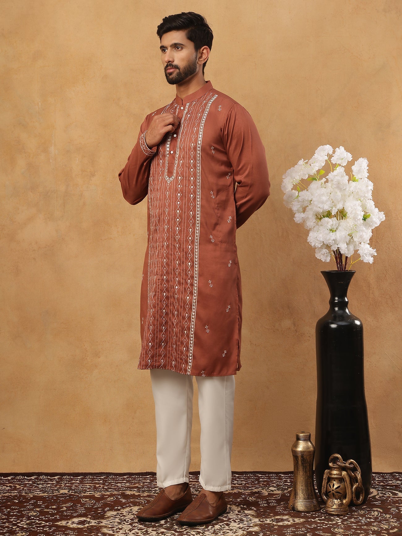  Indian Wear 432brown | DesiQlo