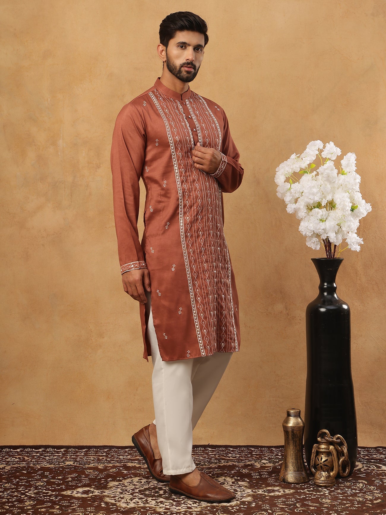  Indian Wear 432brown | DesiQlo