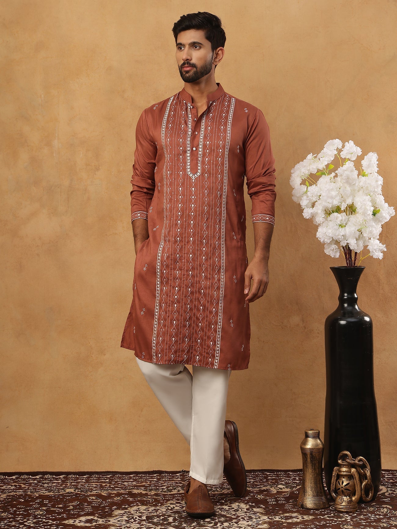  Indian Wear 432brown | DesiQlo