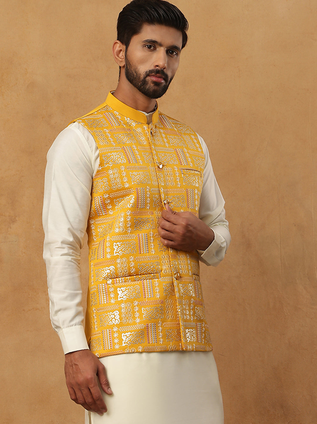 Mustard Indian Wear 0mustard | DesiQlo 4