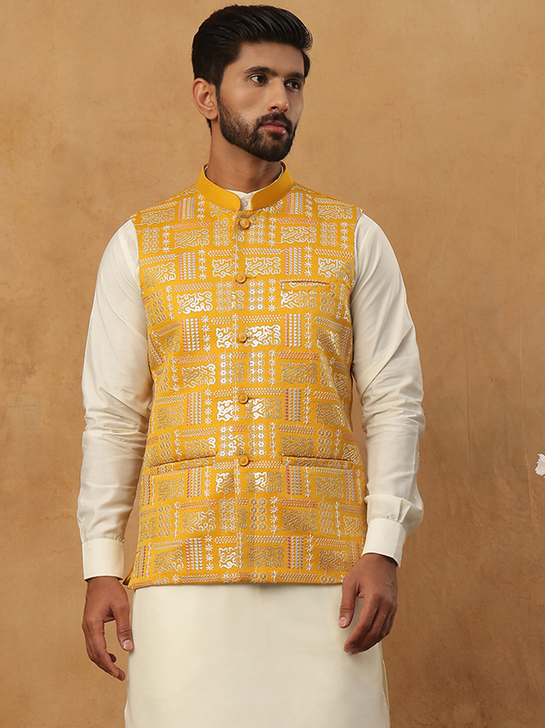 Mustard Indian Wear 0mustard | DesiQlo 4