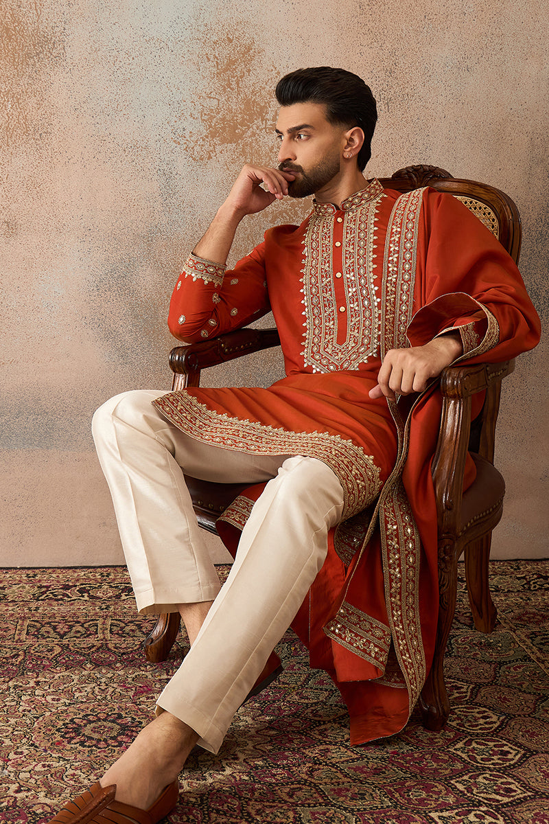 Silk Blend Kurtas mkud1028 | DesiQlo