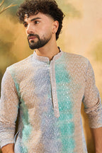 Multi Viscose Rayon Solid Embroidered Straight Kurta MKU1436