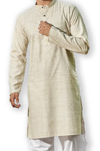 Cotton Kurta for Men - Beige | KPREKHBE38