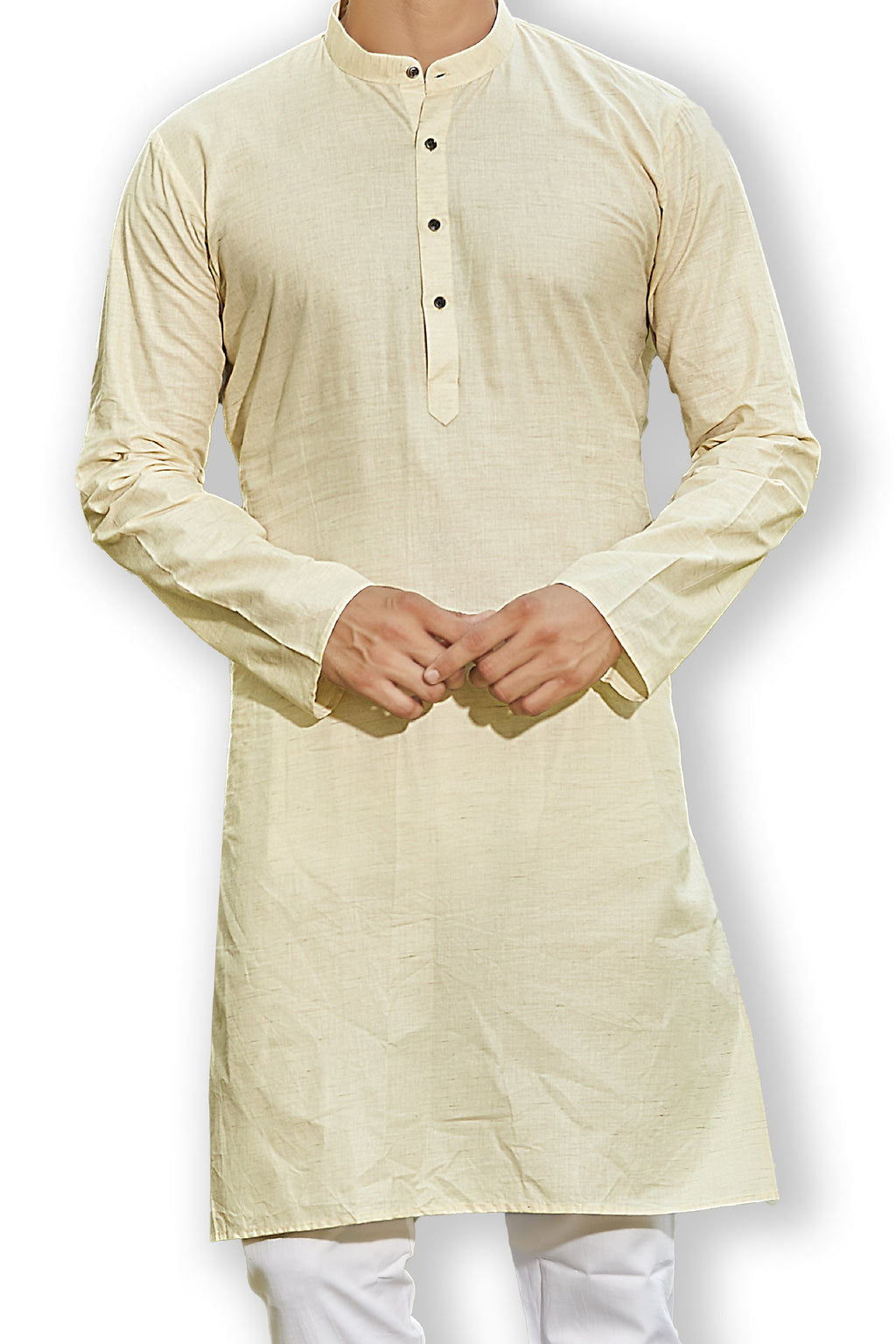 Cotton Kurta for Men - Beige | KPREPCBE38