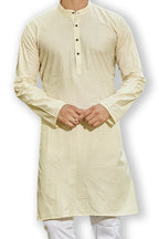 Cotton Kurta for Men - Beige | KPREPCBE38