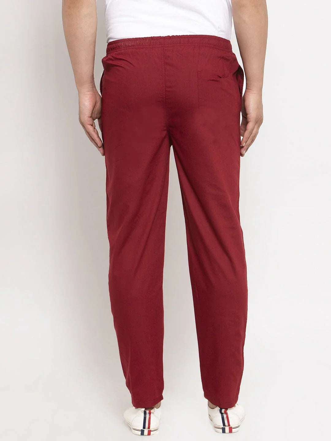 Maroon Cotton Solid Active wear for Men | DesiQlo India