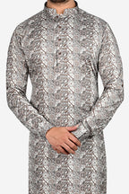 Cotton Kurta for Men - Brown | KUPR12401B