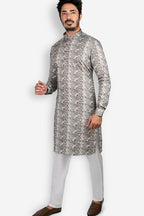 Cotton Kurta for Men - Brown | KUPR12401B
