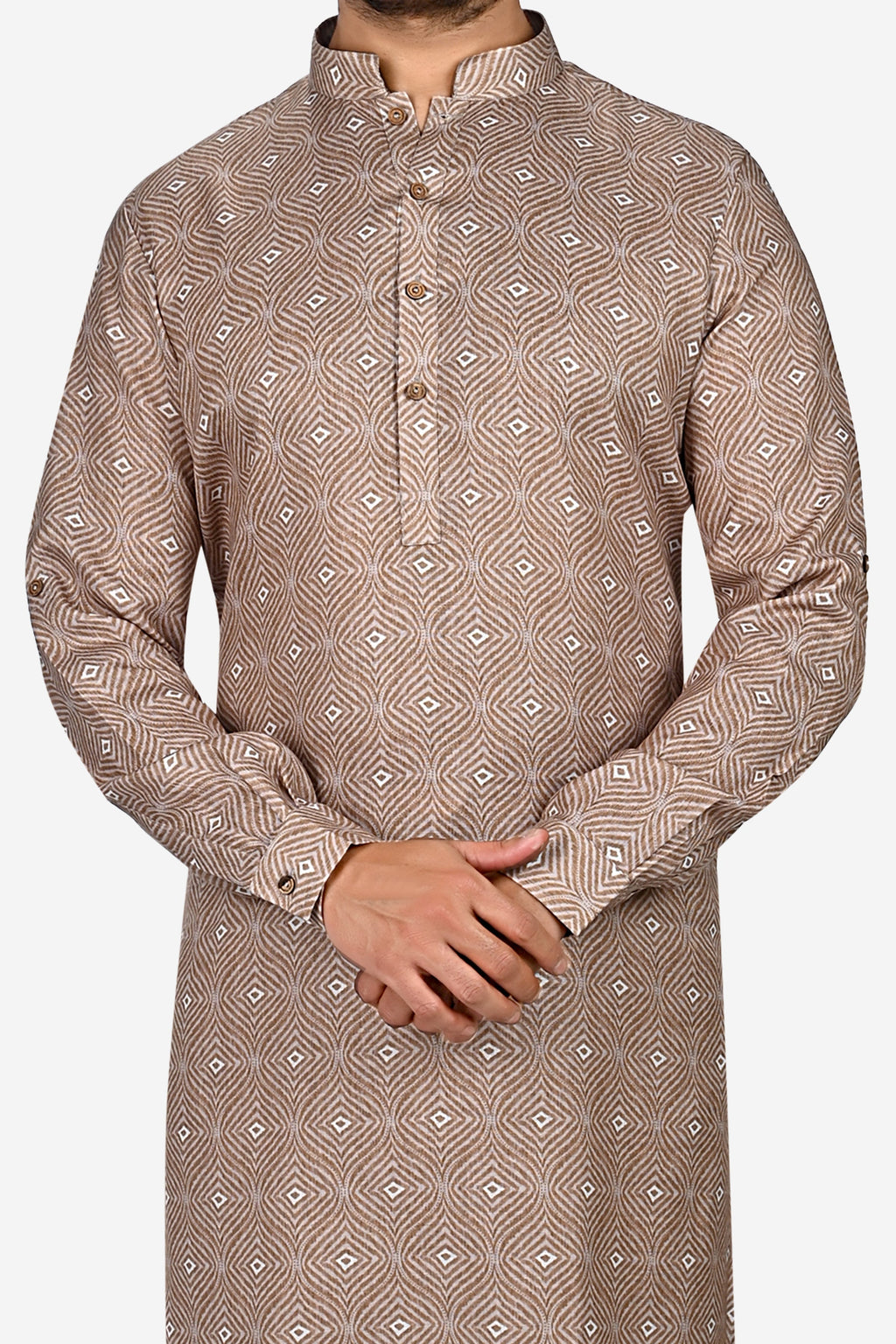 Cotton Kurta for Men - Multicolor | KPPR12296A