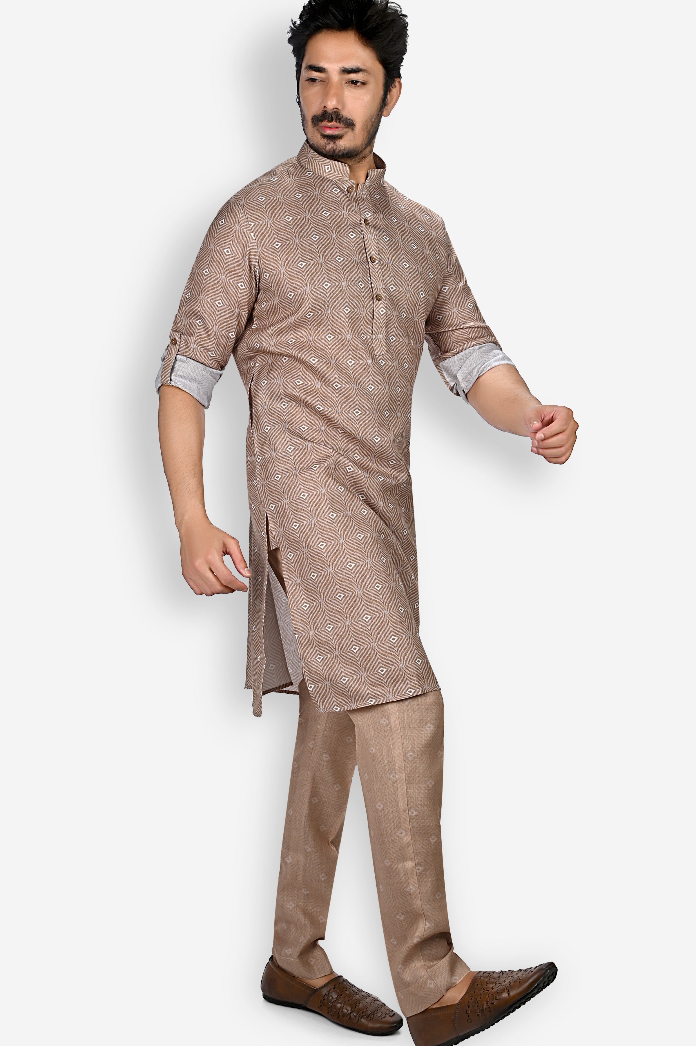Cotton Kurta for Men - Multicolor | KPPR12296A