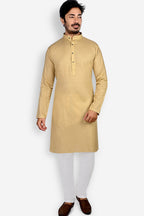 Cotton Kurta for Men - Beige | KPDU780553