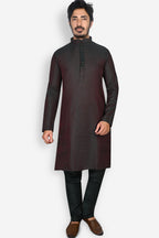Cotton Kurta for Men - Green | KPDU861953