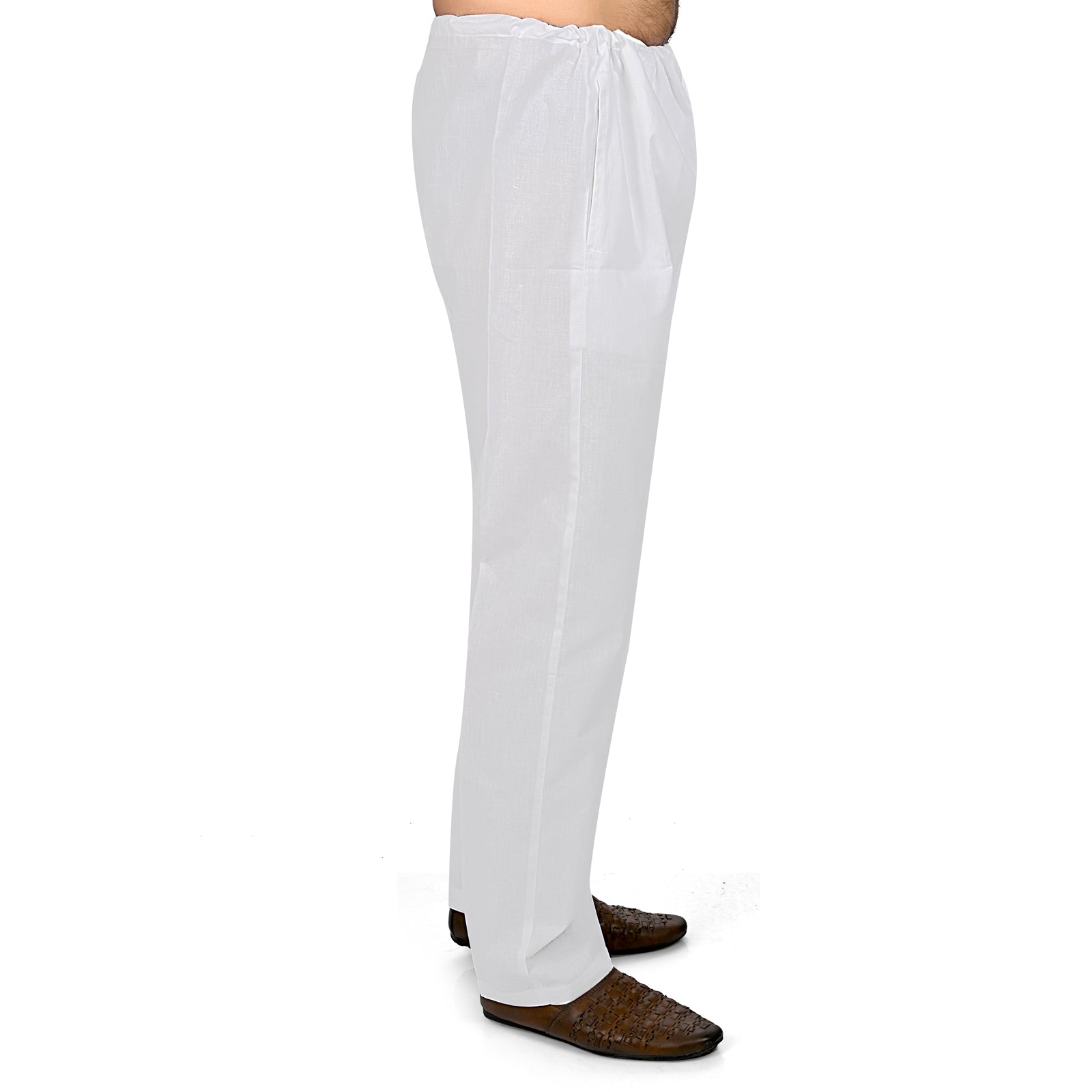 Cotton Pyjama for Men - White | PJSSALWH38