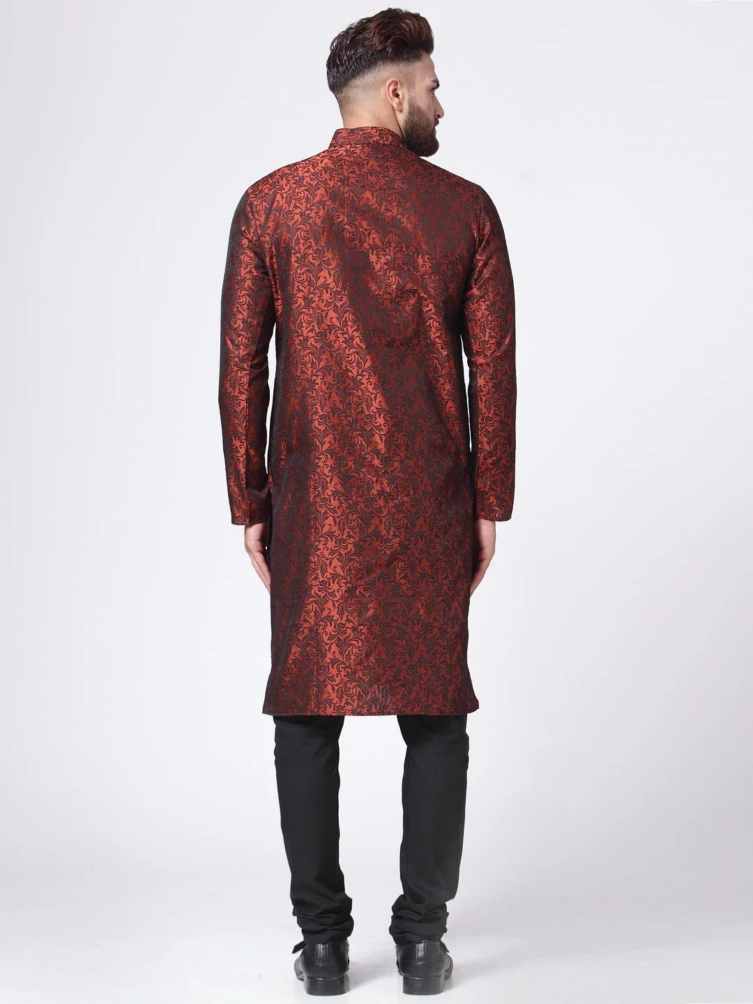 Maroon Cotton Solid Indian Wear JOKP_517Maroon | DesiQlo