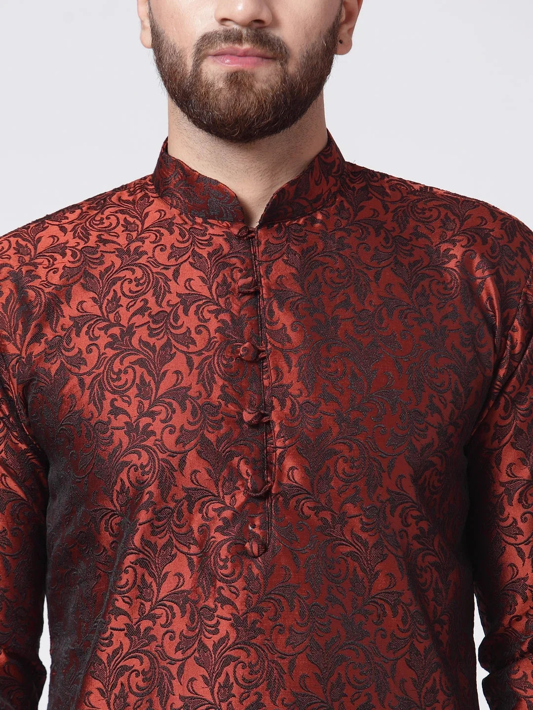 Maroon Cotton Solid Indian Wear JOKP_517Maroon | DesiQlo