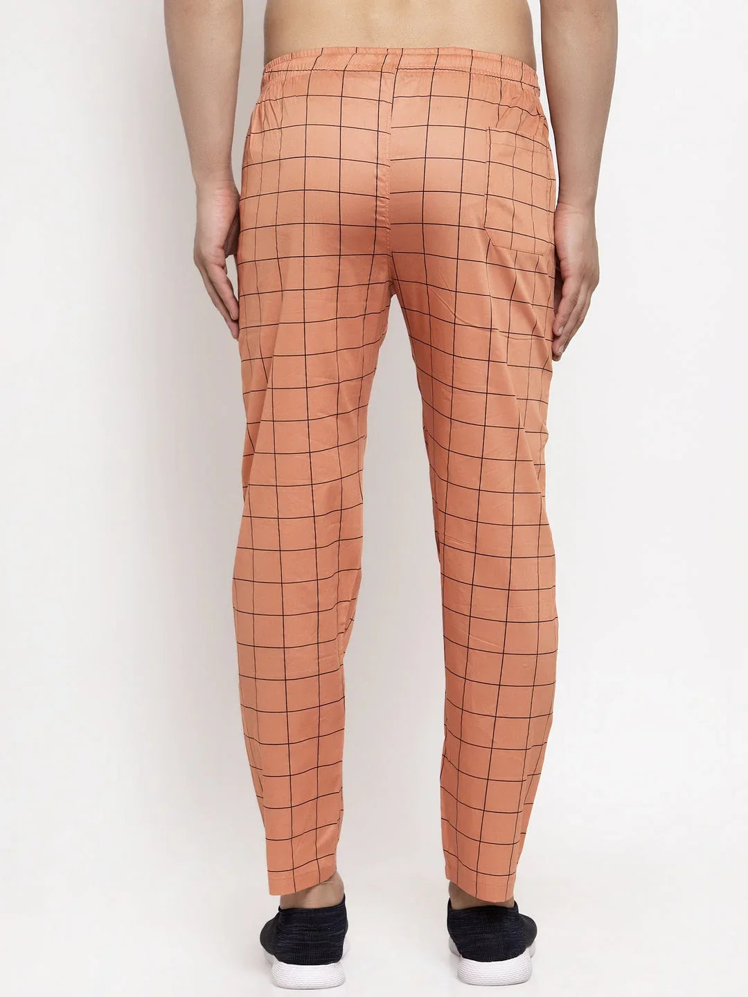 Orange Cotton Solid Active wear JOG_012Orange | DesiQlo