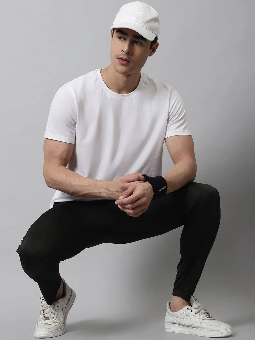 Green Polyester Solid Active wear for Men | DesiQlo India