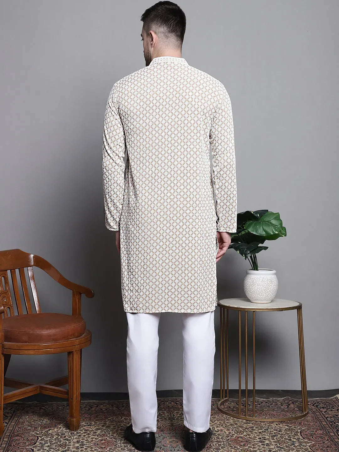 Beige Cotton Solid Indian Wear JOKP_P_5005Beige | DesiQlo