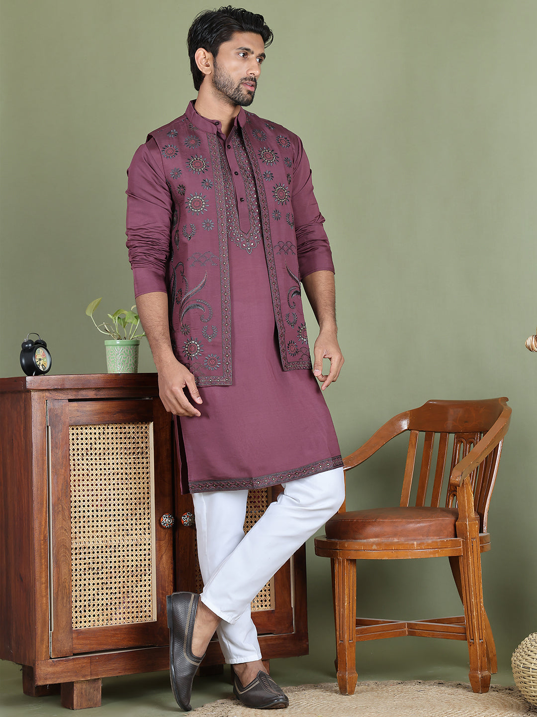  Indian Wear 05purple | DesiQlo
