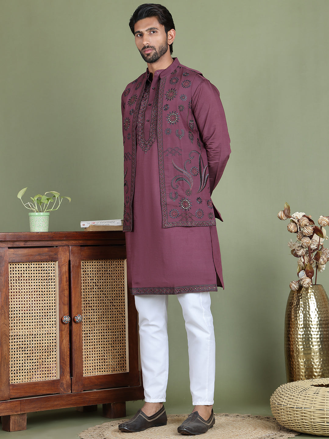  Indian Wear 05purple | DesiQlo