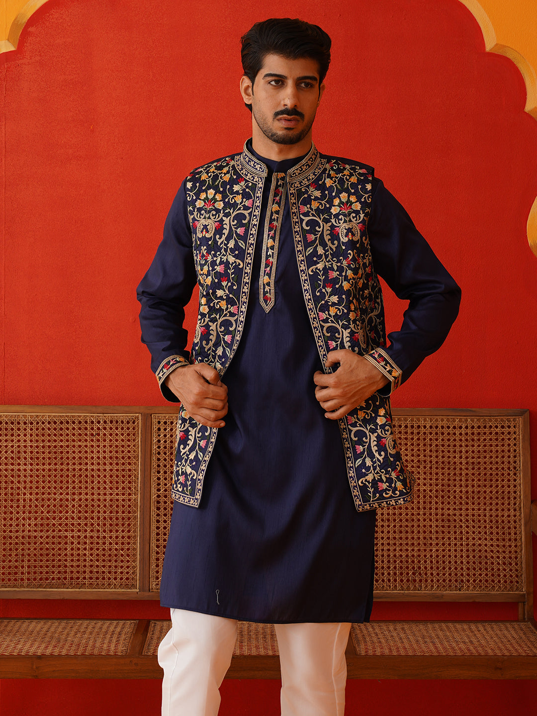 Navy Indian Wear 5143navy | DesiQlo