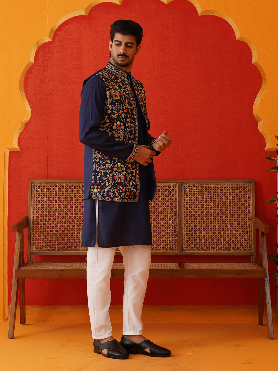 Navy Indian Wear 5143navy | DesiQlo