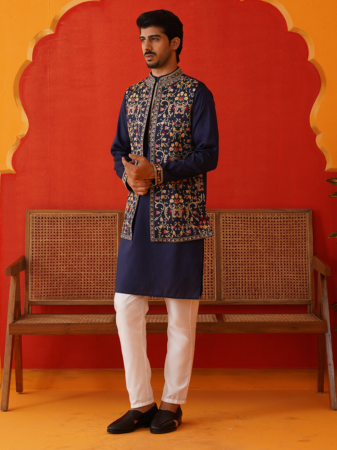 Navy Indian Wear 5143navy | DesiQlo
