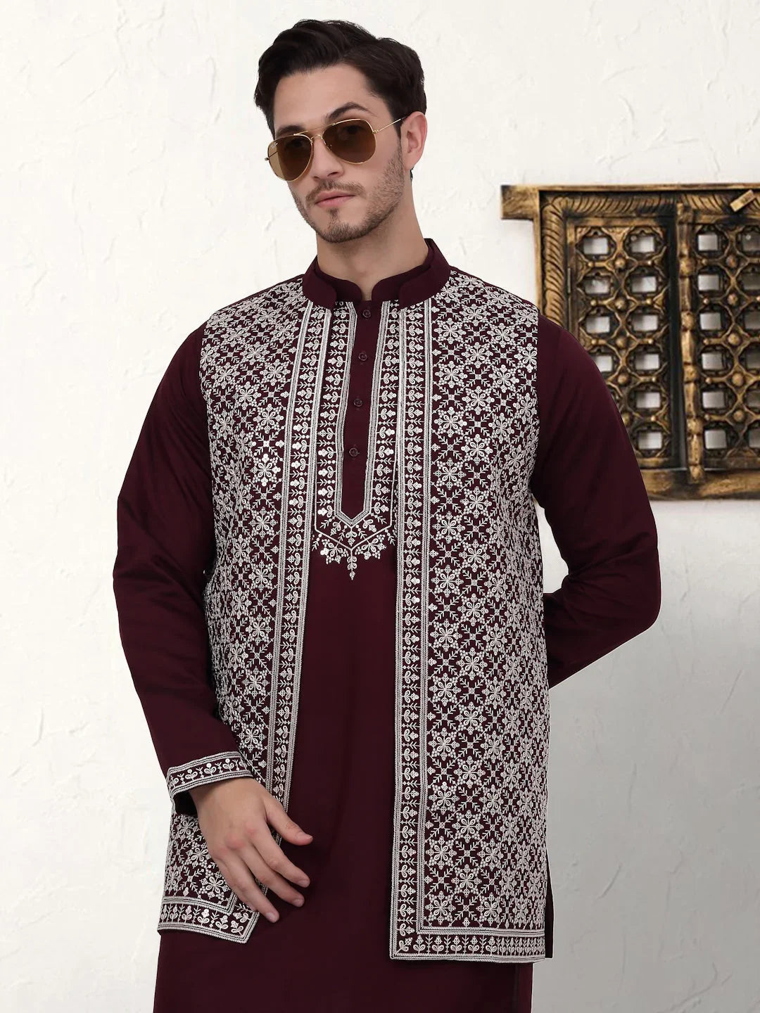 Purple Silk Solid Indian Wear JOKPWCS_W_5081Purple | DesiQlo