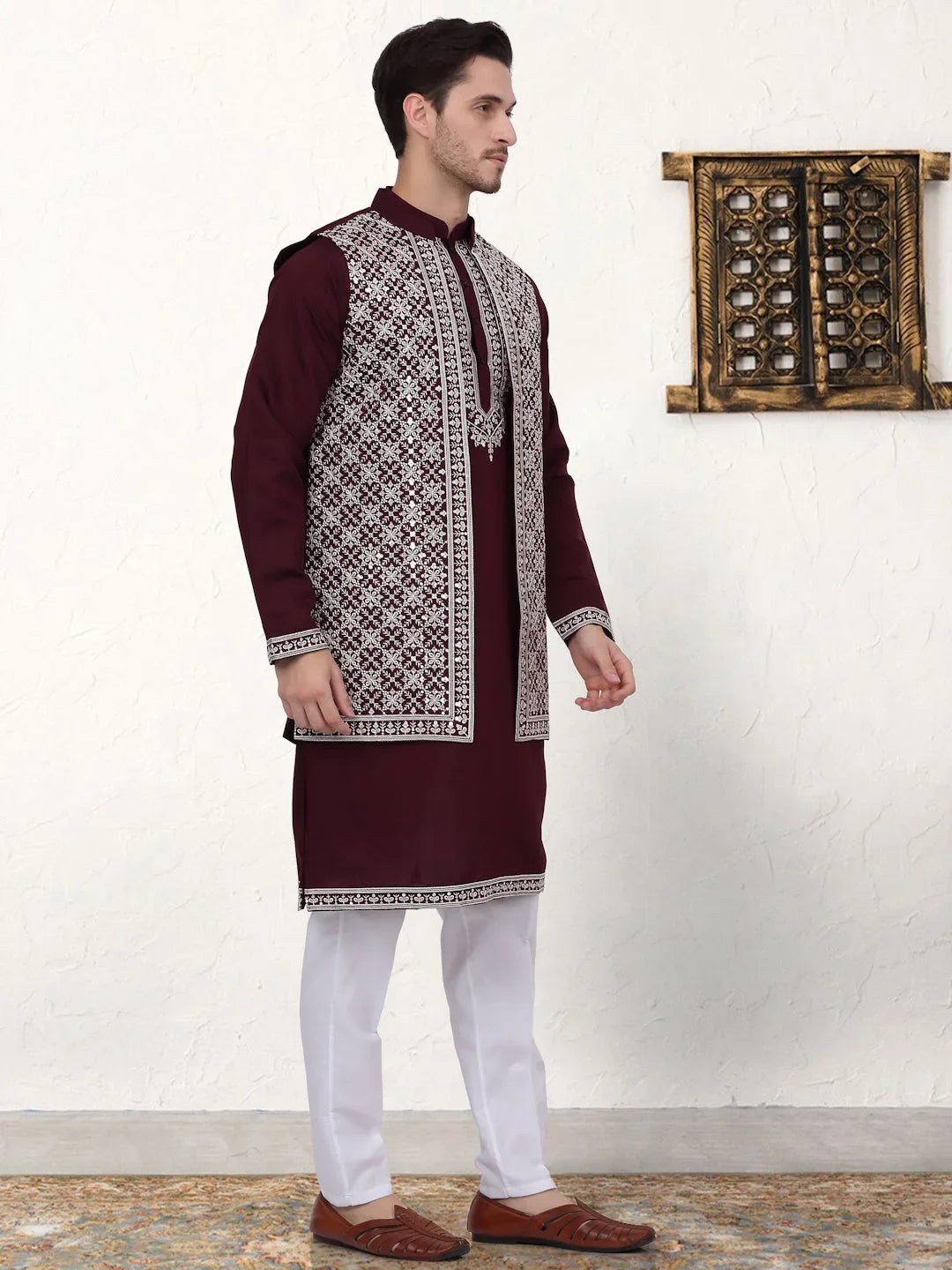 Purple Silk Solid Indian Wear JOKPWCS_W_5081Purple | DesiQlo