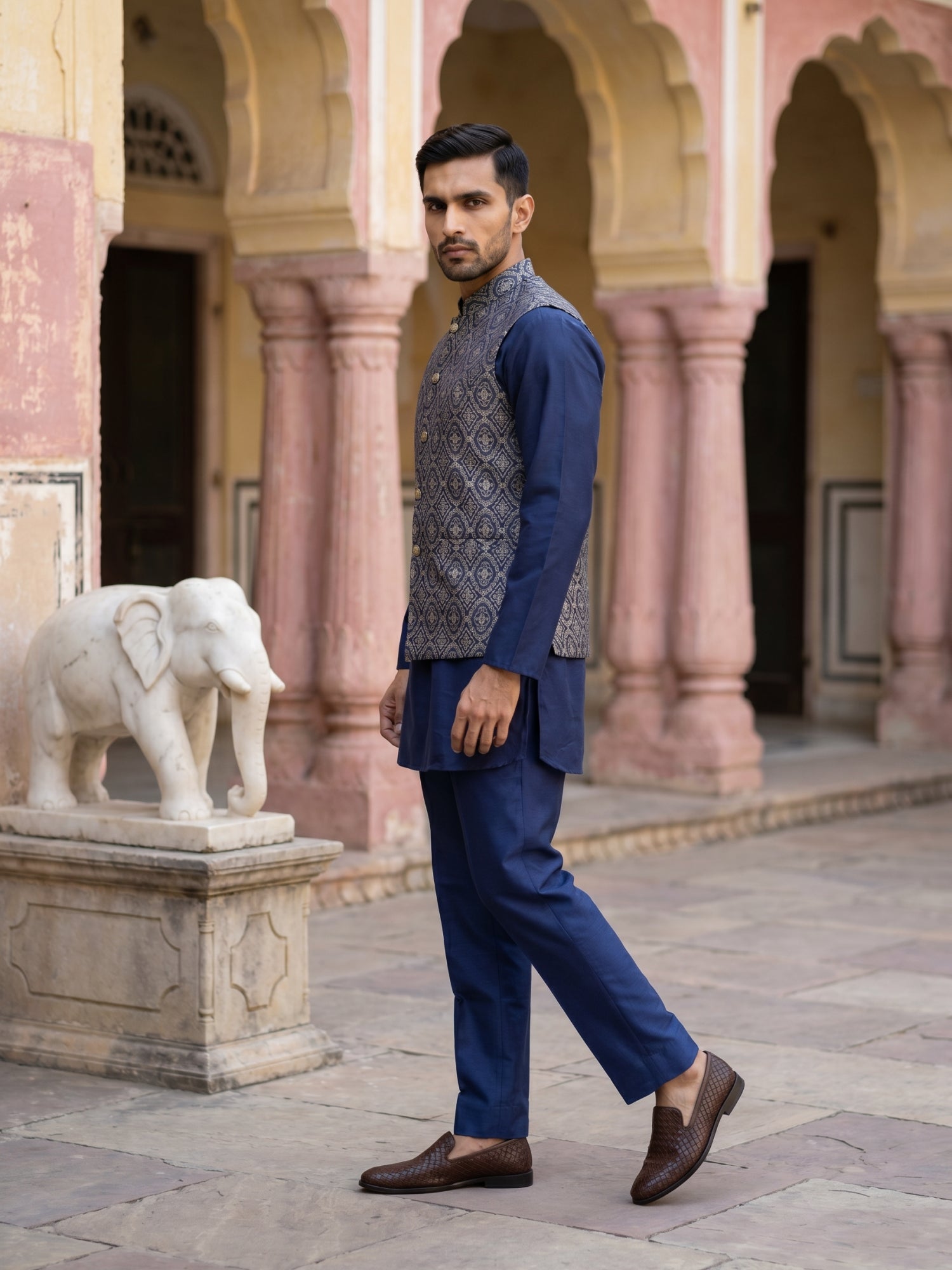  Indian Wear 072brown | DesiQlo