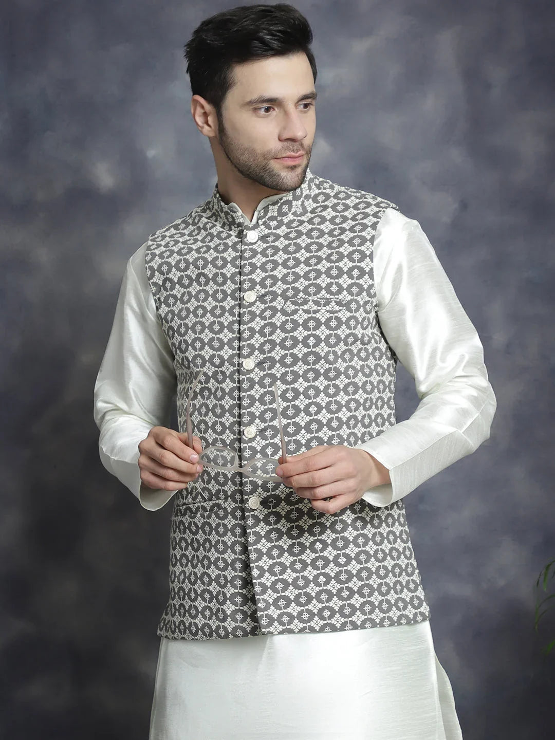 Grey Rayon Solid Indian Wear JOKPWC_592W_4094Grey | DesiQlo