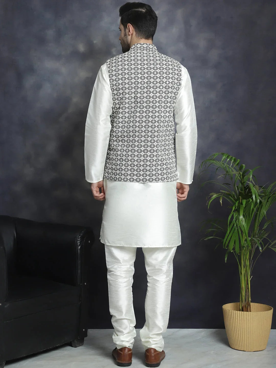 Grey Rayon Solid Indian Wear JOKPWC_592W_4094Grey | DesiQlo