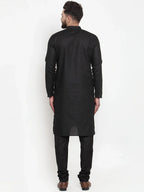 Men's Solid Cotton Kurtas-Assorted