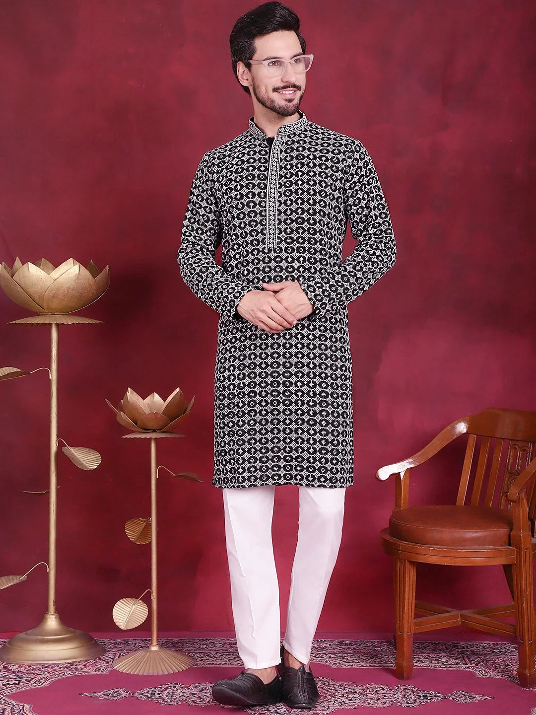 Grey Rayon Solid Indian Wear JOKP_5023Grey | DesiQlo