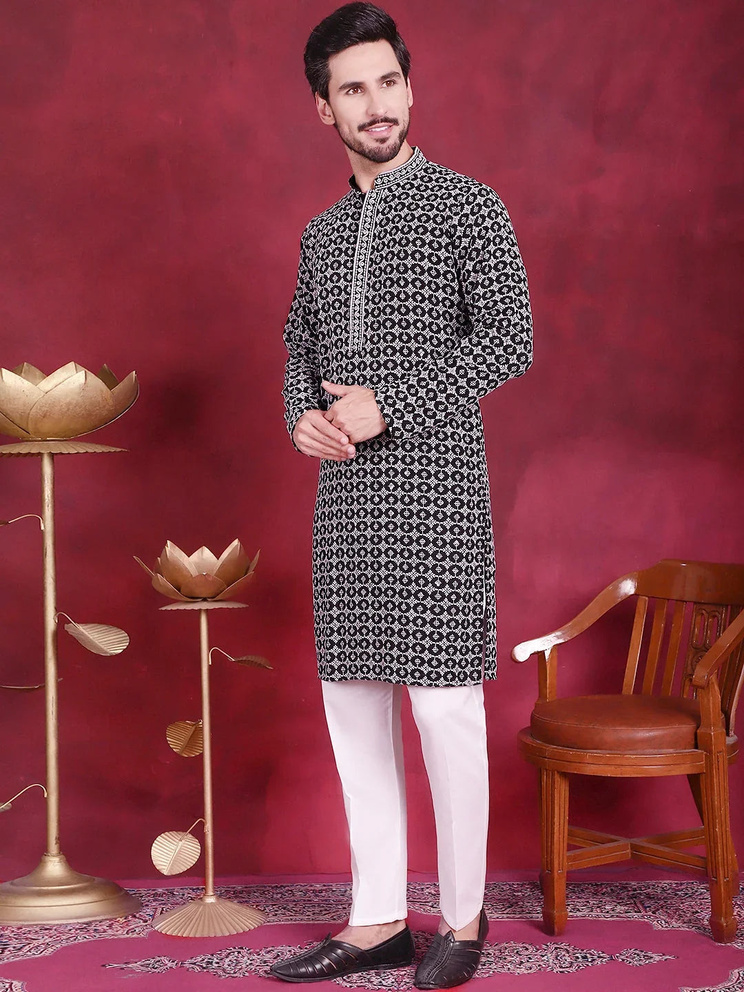 Grey Rayon Solid Indian Wear JOKP_5023Grey | DesiQlo