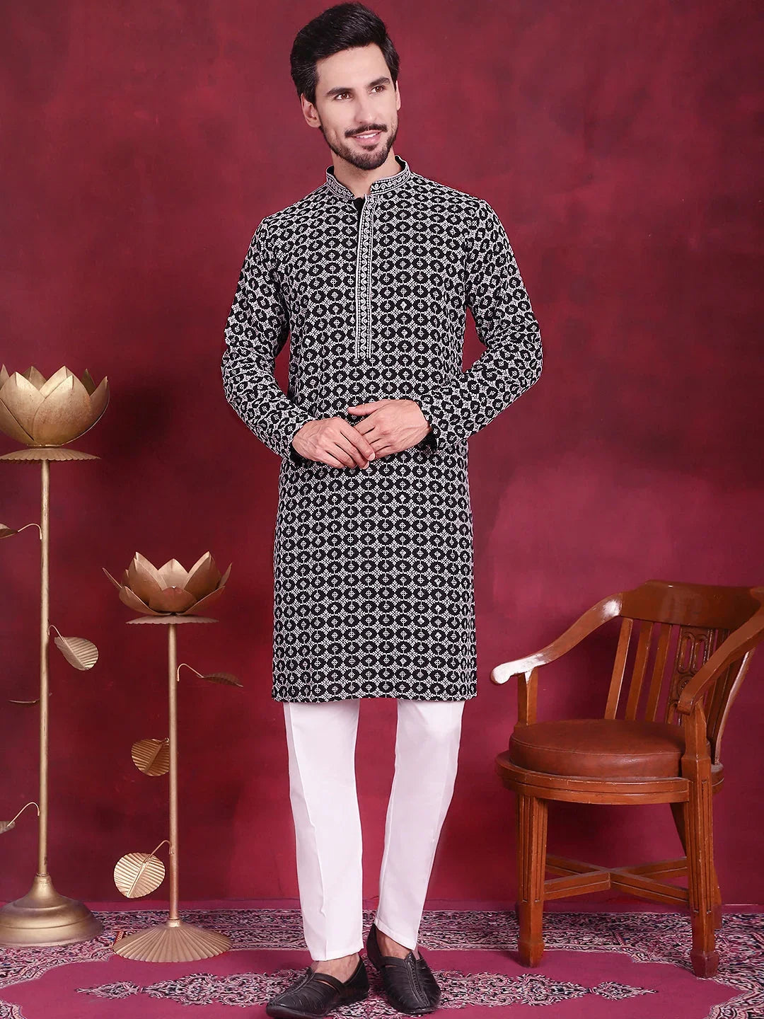 Grey Rayon Solid Indian Wear JOKP_5023Grey | DesiQlo